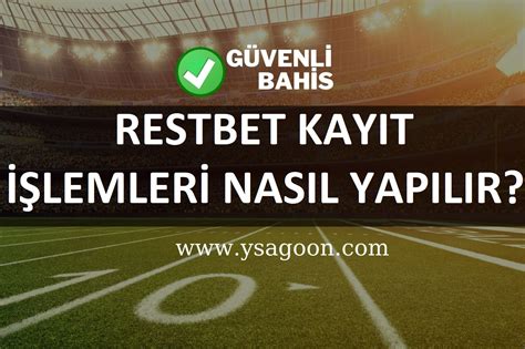 Restbet Güncel Nasıl Bahis Yapılır